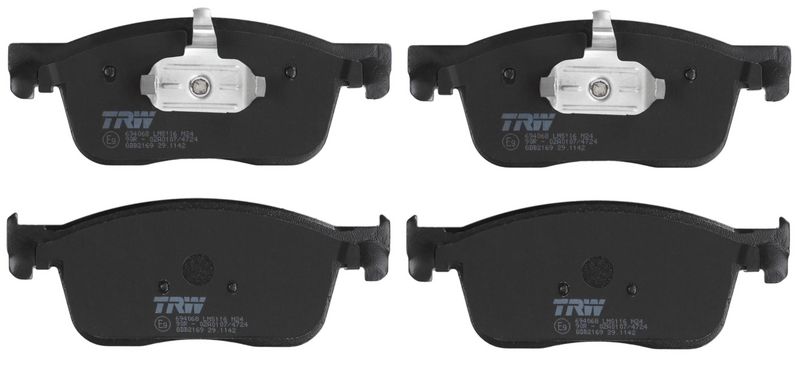 Bremsbelagsatz, Scheibenbremse