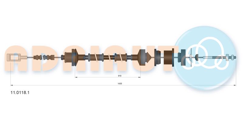 Seilzug, Kupplungsbetätigung