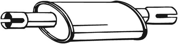 Mittelschalldämpfer