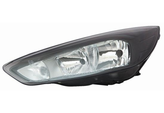 Scheinwerfer R (H15/H7/PY21W/W5W, elektrisch, mit motor, einsatzfarbe: schwarz) passt zu: FORD FOCUS III 10.14-02.20