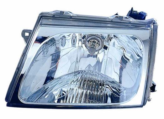 Scheinwerfer L (H4, Manuell, ohne motor, einsatzfarbe: chrom) passt zu: TOYOTA HILUX VI 06.97-06.05