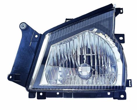 Scheinwerfer L (H4, Manuell, ohne motor, einsatzfarbe: silber) passt zu: ISUZU N (5TH GENERATION) 10.03-