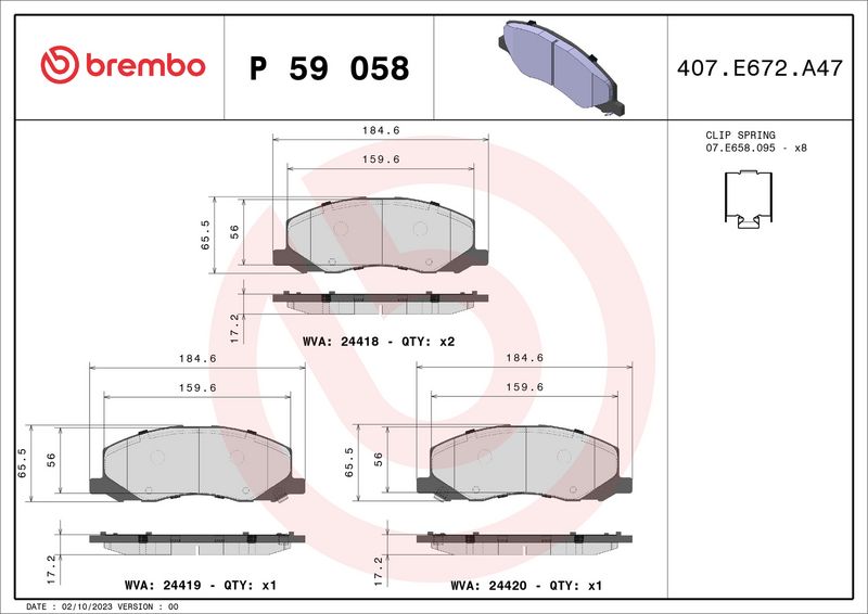 Bremsbelagsatz, Scheibenbremse