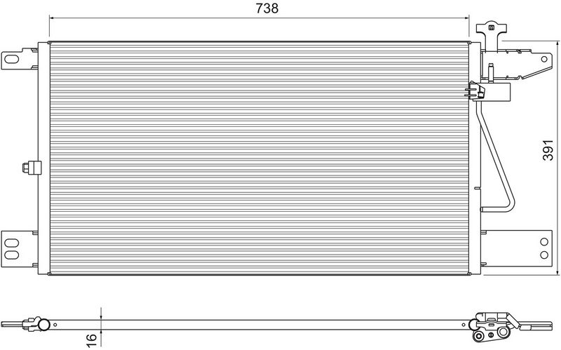 Kondensator, Klimaanlage