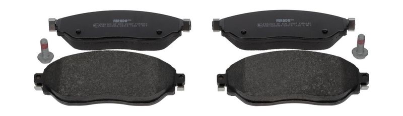 Bremsbelagsatz, Scheibenbremse