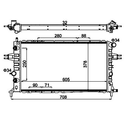 Kühlmittelrohrleitung