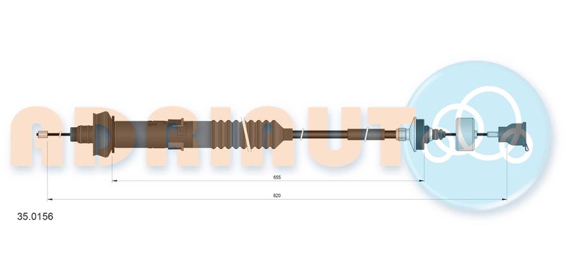Seilzug, Kupplungsbetätigung