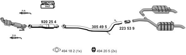 Gasfeder, Motorhaube