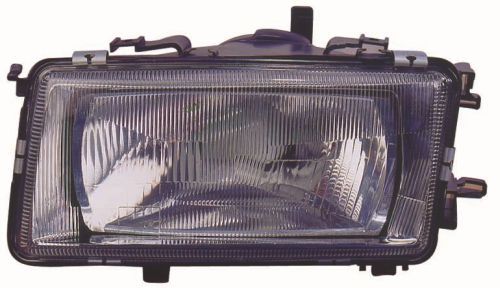 Scheinwerfer L (H4, elektrisch, ohne motor, einsatzfarbe: silber) passt zu: AUDI 80 B3 06.86-10.91