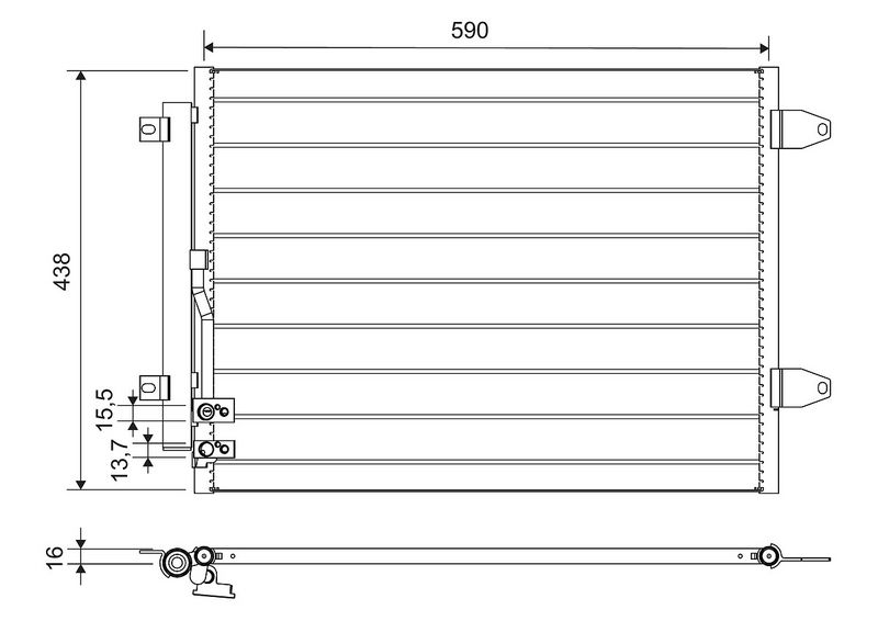 Kondensator, Klimaanlage