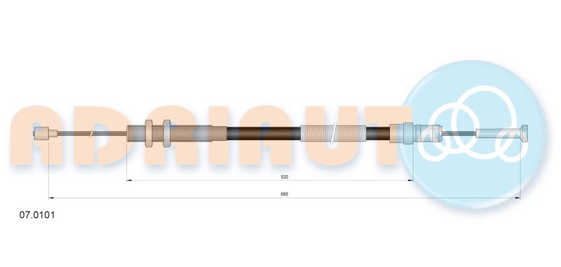 Seilzug, Betriebsbremse