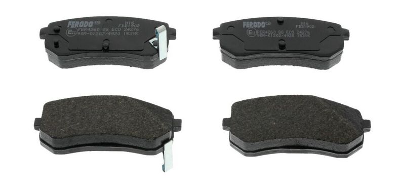 Bremsbelagsatz, Scheibenbremse