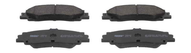 Bremsbelagsatz, Scheibenbremse