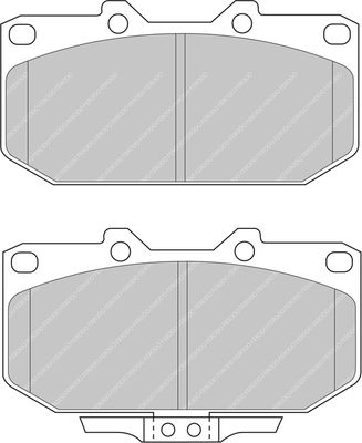 Bremsbelagsatz, Scheibenbremse