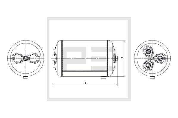 Luftbehälter, Druckluftanlage