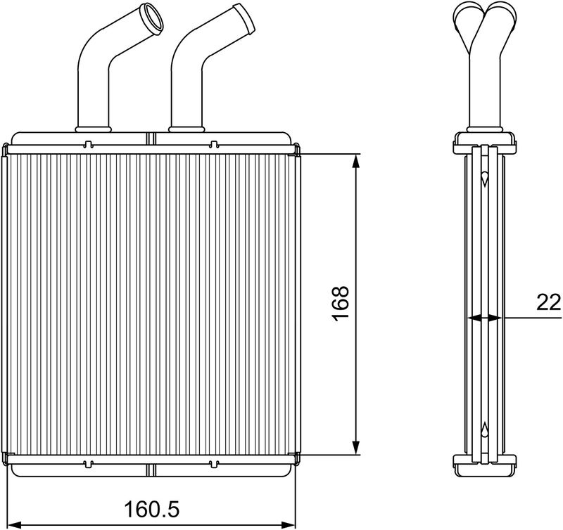 Wärmetauscher, Innenraumheizung