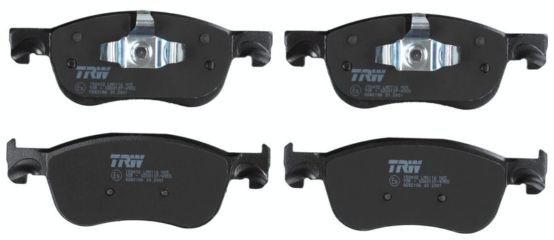 Bremsbelagsatz, Scheibenbremse