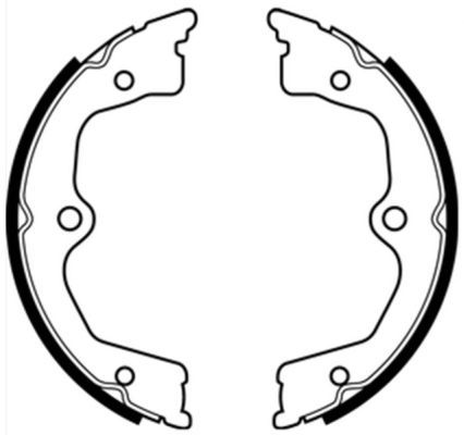 Bremsbackensatz, Feststellbremse