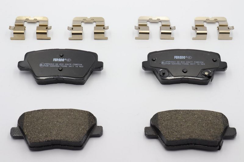 Bremsbelagsatz, Scheibenbremse