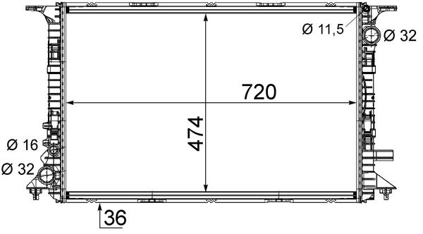Kühler, Motorkühlung