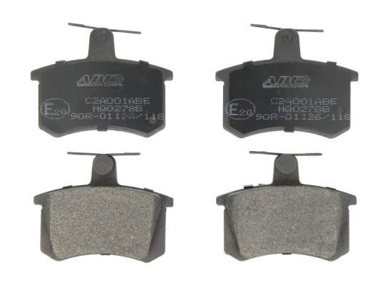 Bremsbelagsatz, Scheibenbremse