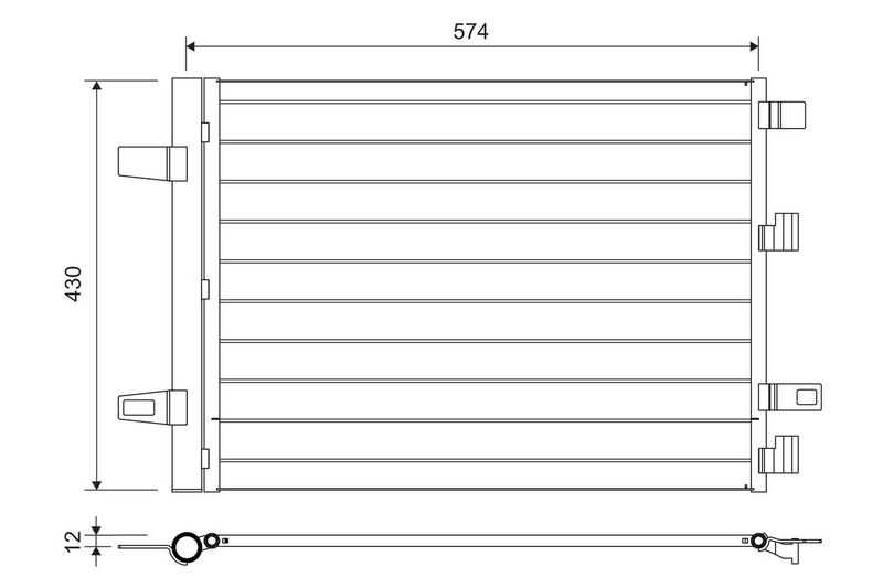 Kondensator, Klimaanlage