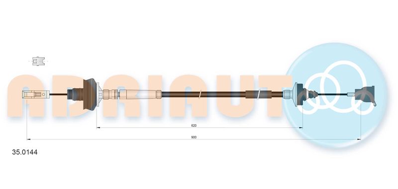 Seilzug, Kupplungsbetätigung