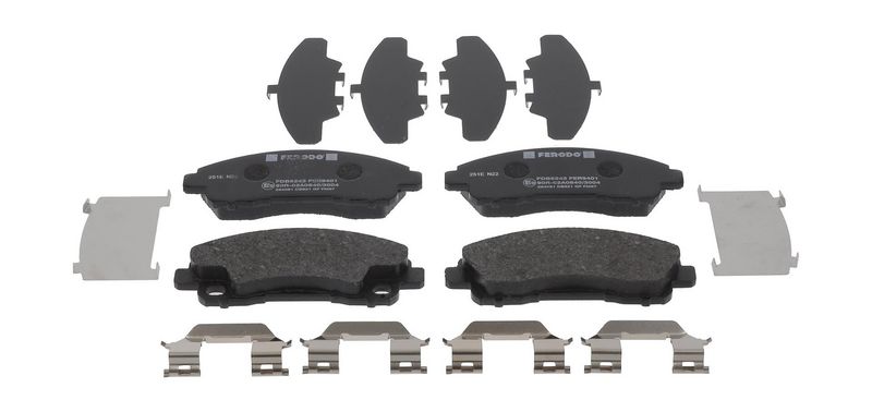 Bremsbelagsatz, Scheibenbremse