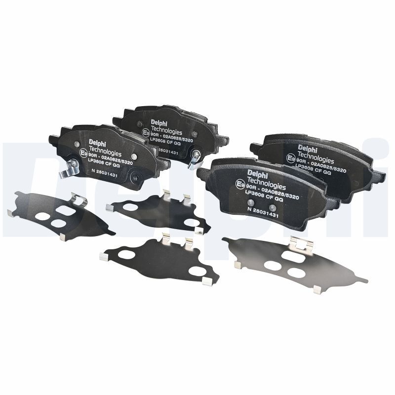 Bremsbelagsatz, Scheibenbremse