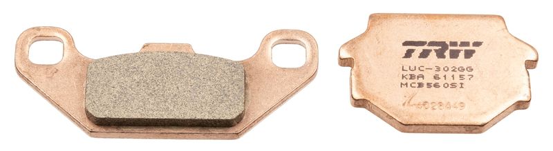 Bremsbelagsatz, Scheibenbremse