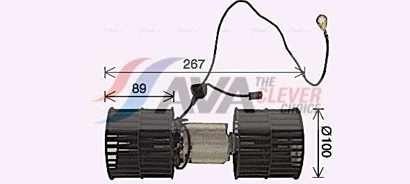 Elektromotor, Innenraumgebläse