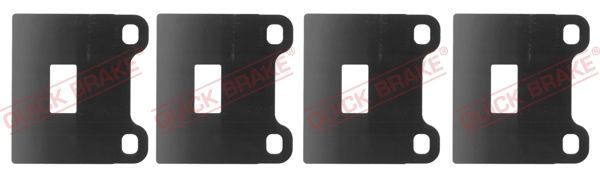 Anti-Quietsch-Folie, Bremsbelag (Rückenplatte)