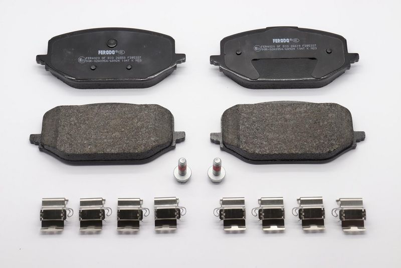 Bremsbelagsatz, Scheibenbremse