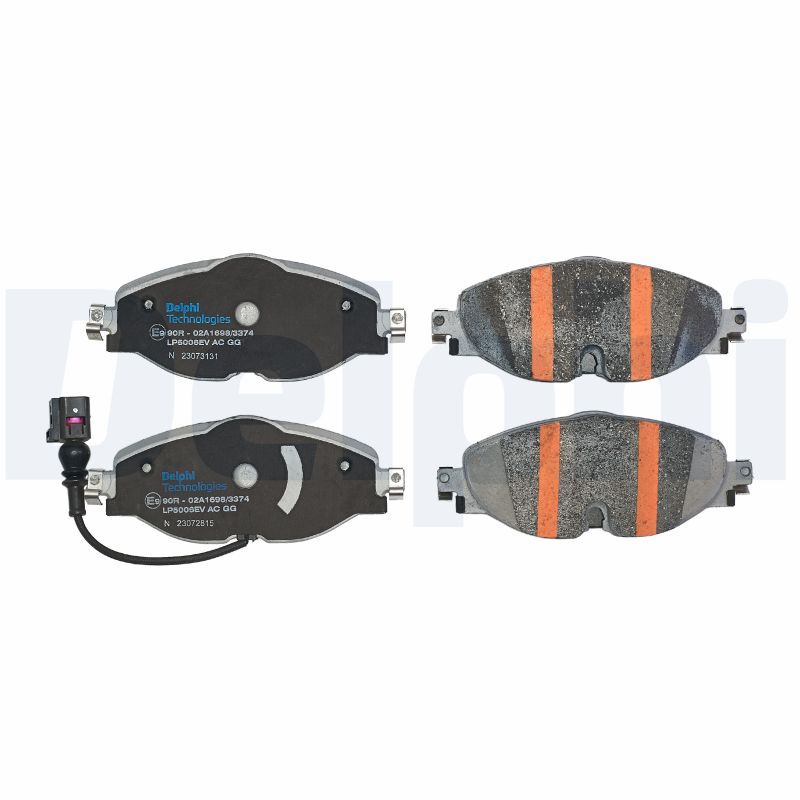 Bremsbelagsatz, Scheibenbremse