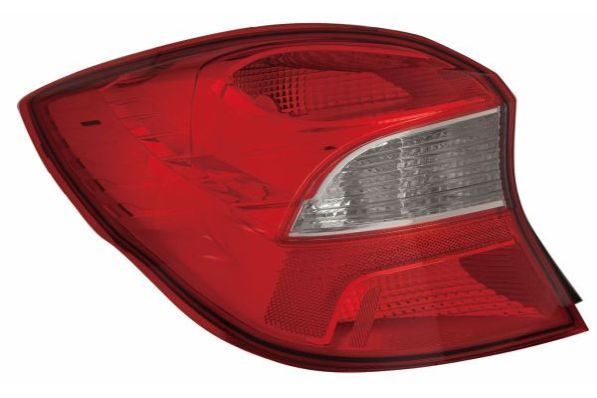 Lampe hinten L (P21/4W/P21W/R10W/RY10W, glasfarbe grau) passt zu: FORD KA+ 06.16-