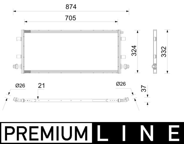 Niedertemperaturkühler, Ladeluftkühler