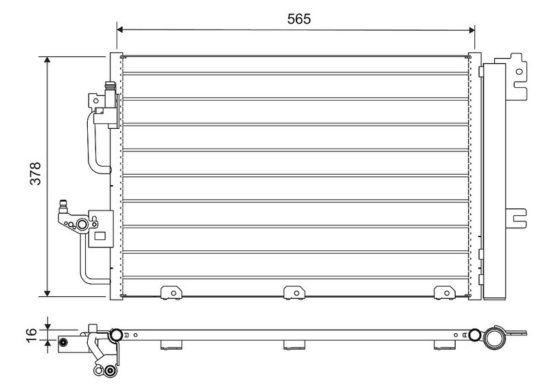 Kondensator, Klimaanlage