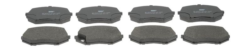 Bremsbelagsatz, Scheibenbremse