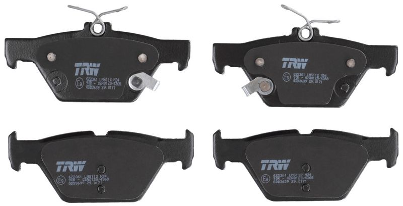 Bremsbelagsatz, Scheibenbremse