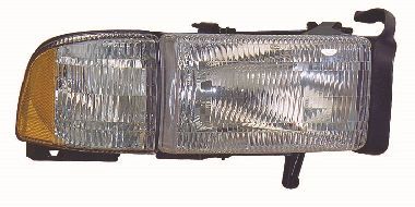Scheinwerfer R (einsatzfarbe: chrom, blinkerfarbe: orange)