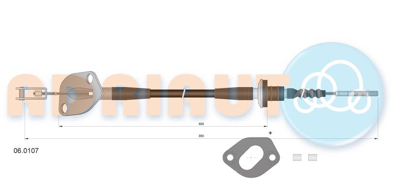 Seilzug, Kupplungsbetätigung