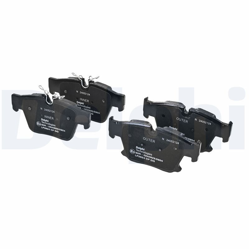 Bremsbelagsatz, Scheibenbremse