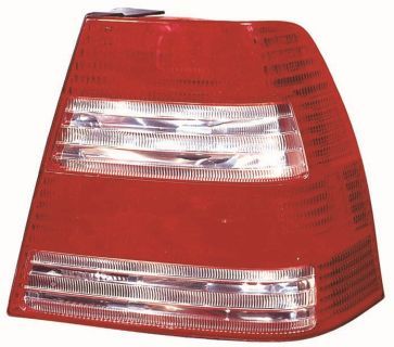 Lampe hinten R (blinkerfarbe weiß, glasfarbe rot) passt zu: VW BORA Kombi / Sedan 10.98-05.05