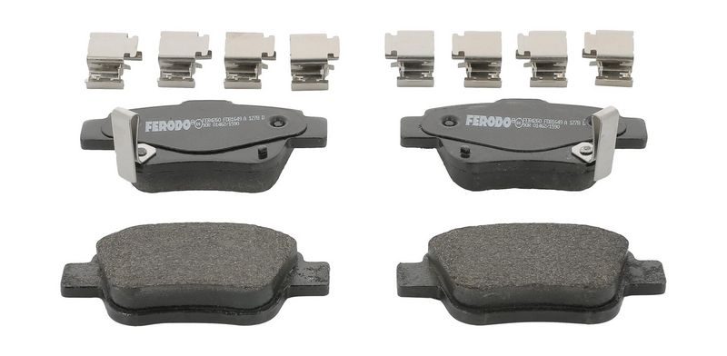 Bremsbelagsatz, Scheibenbremse