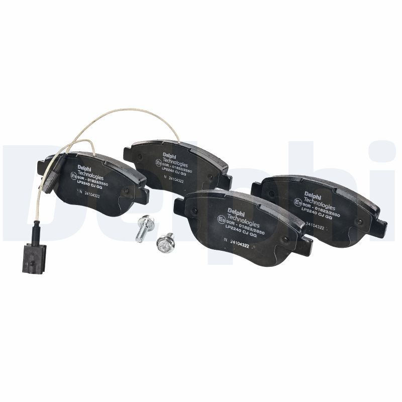 Bremsbelagsatz, Scheibenbremse