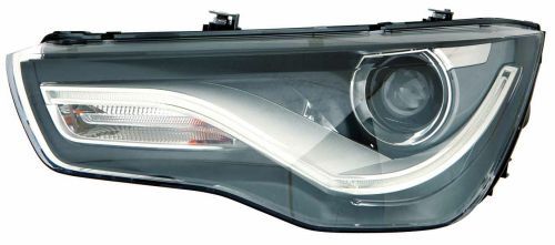 Scheinwerfer L (D3S/LED, elektrisch, mit motor, einsatzfarbe: chrom, blinkerfarbe: durchsichtig) passt zu: AUDI A1 8X 05.10-12.14