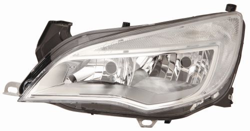 Scheinwerfer L (H7/H7, elektrisch, mit motor, einsatzfarbe: chrom) passt zu: OPEL ASTRA J 12.09-09.12