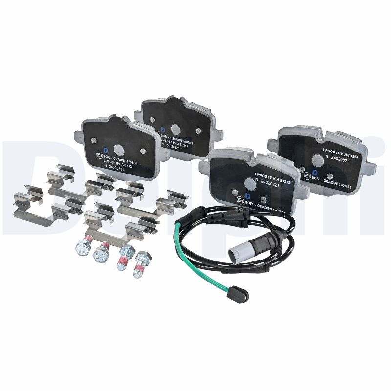 Bremsbelagsatz, Scheibenbremse