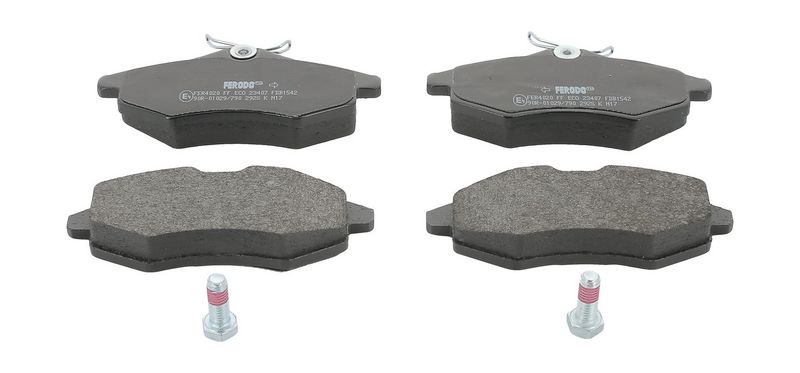 Bremsbelagsatz, Scheibenbremse