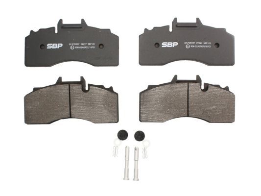 Bremsbelagsatz, Scheibenbremse